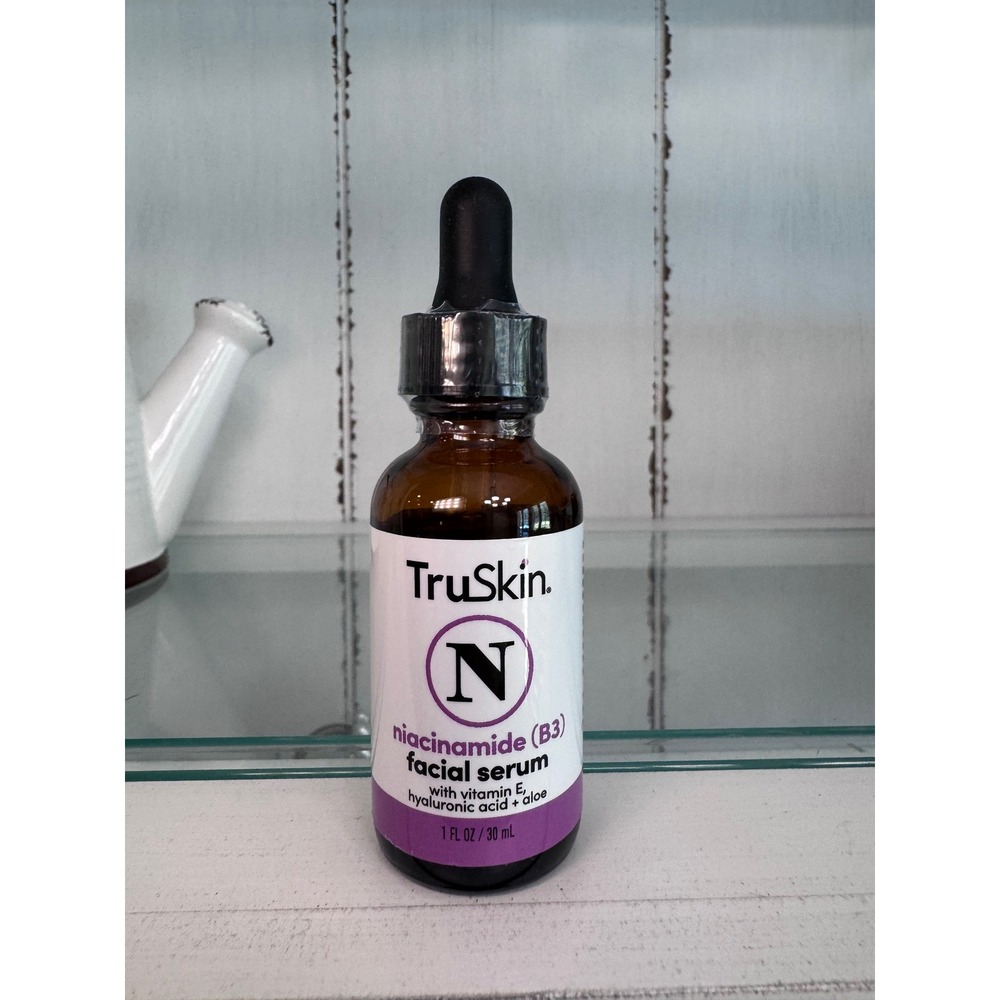 TruSkin Niacinamide B3 Facial Serum with Vitamin E Hyaluronic Acid Aloe 1oz 30ml